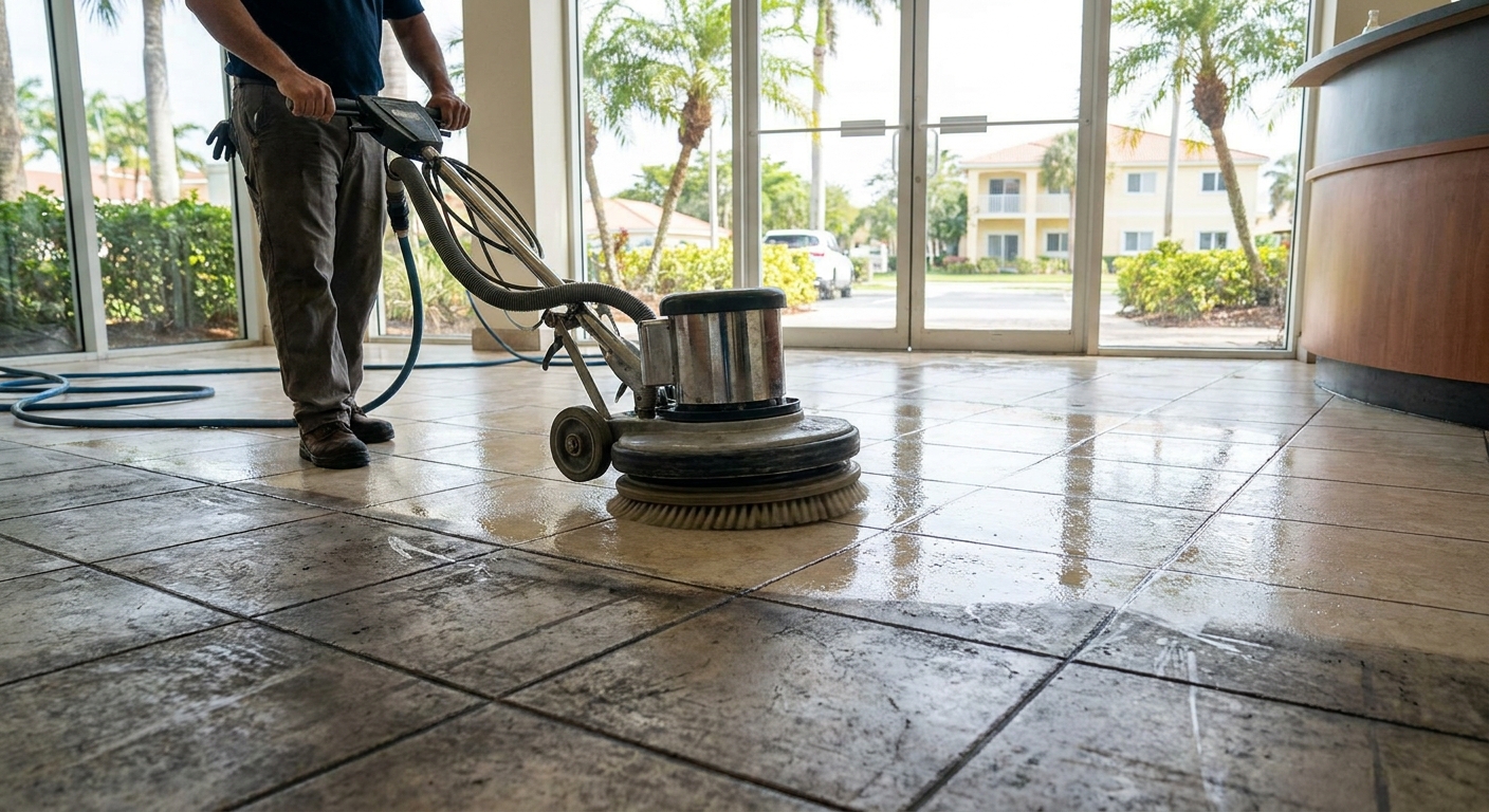 Commercial Tile & Grout Cleaning That Brings Your Coral Springs Business Floors Back to Life