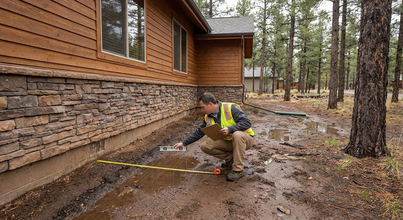 Can a Home Inspection in Flagstaff Find Drainage and Grading Issues?