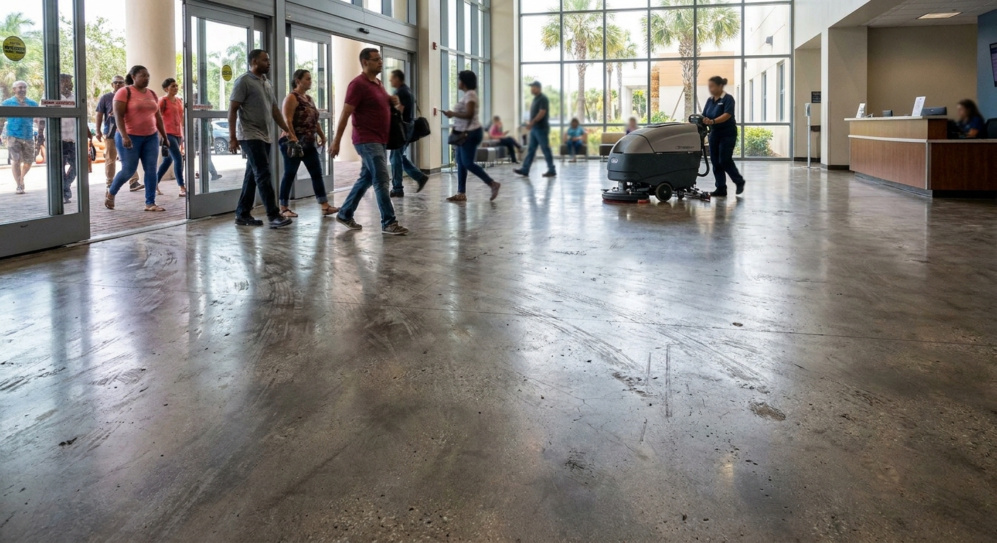 Do High-Traffic Floors in Broward County Need More Frequent Cleaning?
