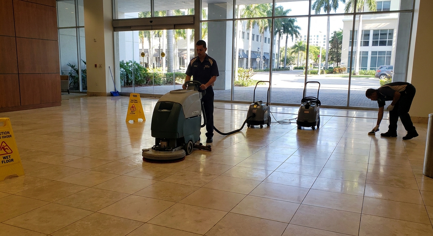 Do Commercial Floors in Broward County Need Routine Tile Cleaning?