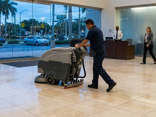When Businesses in Broward County Schedule Tile Cleaning