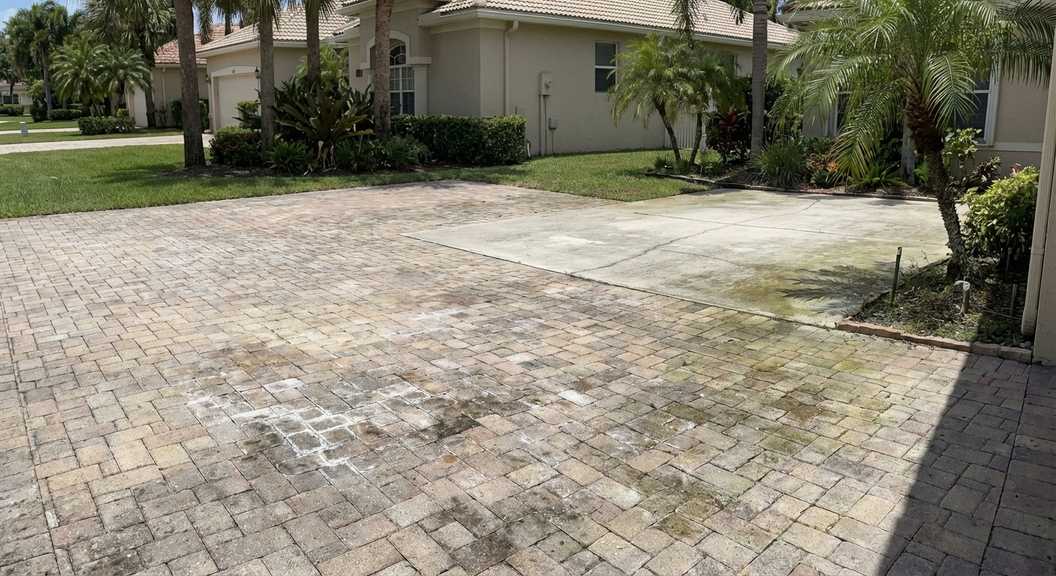 Why Driveways & Patios in Palm Beach County Lose Their Color